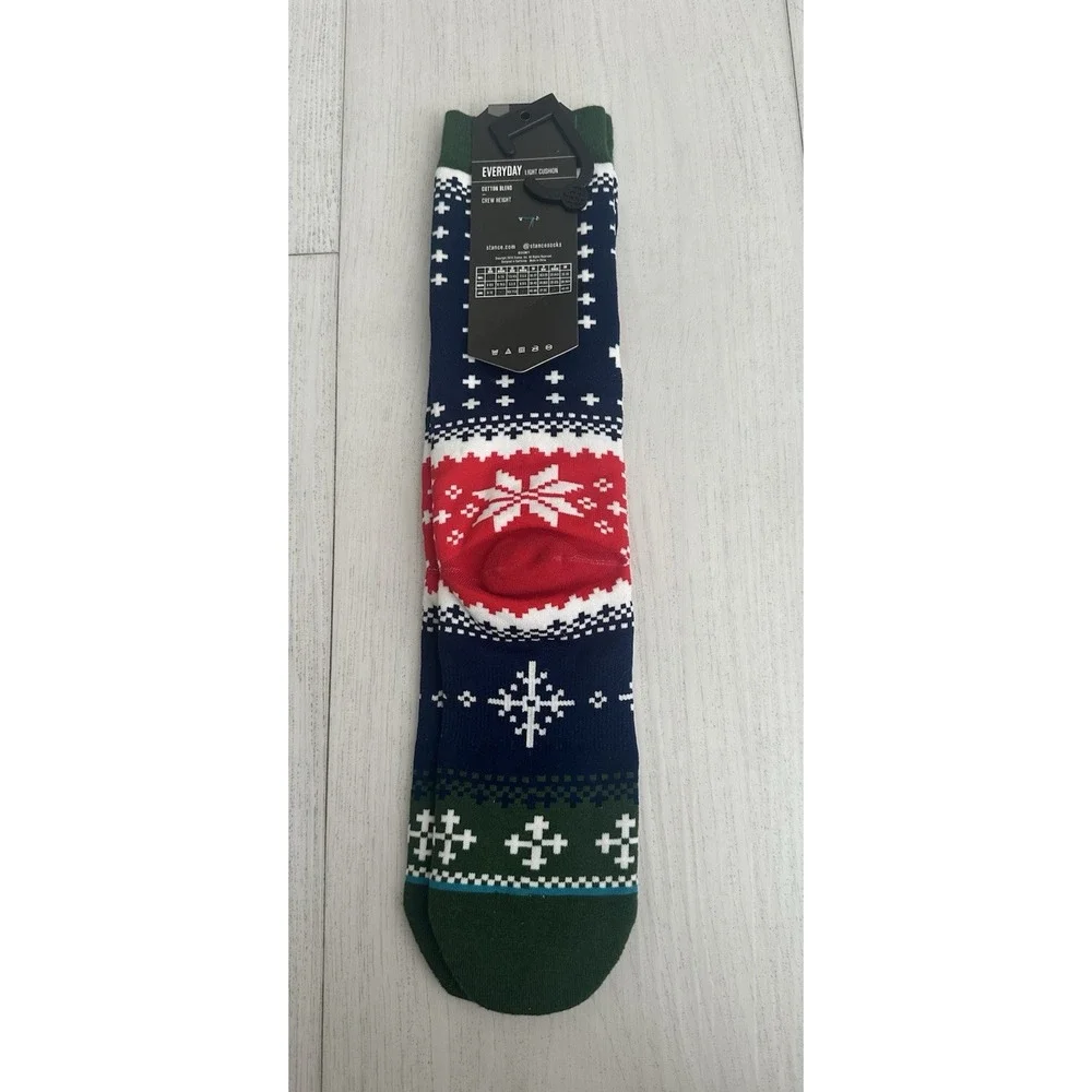 Disney Stance Christmas Crew Socks Donald Duck All Gender Sz‎ Large